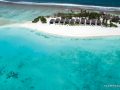 AERIAL SHOT - SUNSET POOL VILLAS WITH LAGOON
